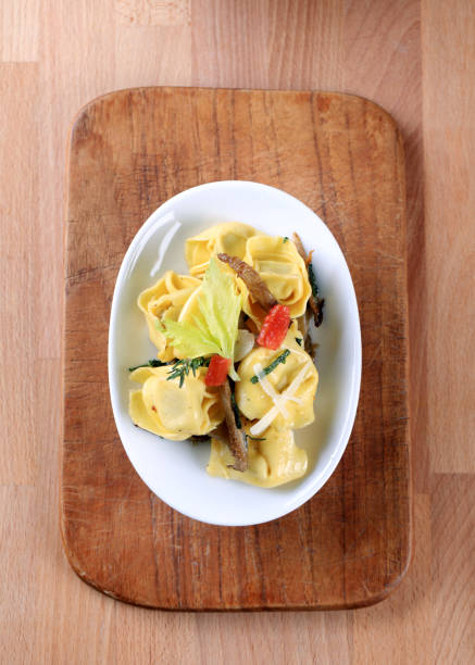 istock Stuffed pasta with mushrooms 120619874