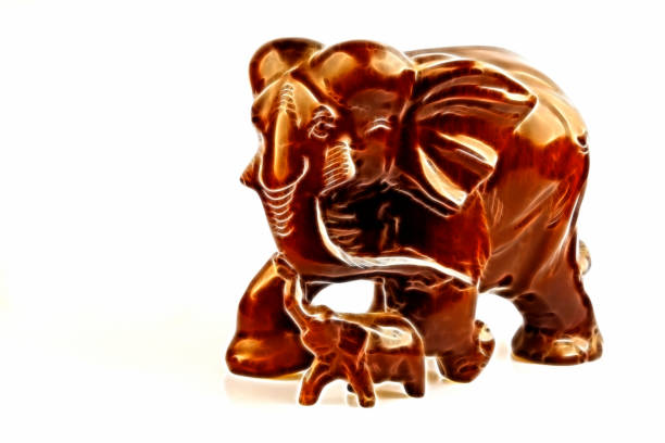 istock elephant sculpture, computer generated images, closeup of photo 1206199141