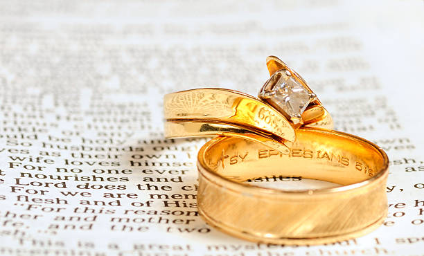 istock Bible and wedding rings 120620223
