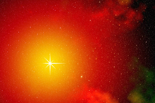 istock Bright beautiful space background. Universe with bright stars and nebulae. 1206203195