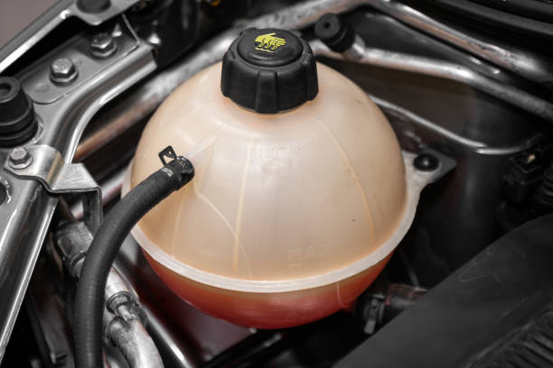 istock Close-up white expansion tank 1206206164