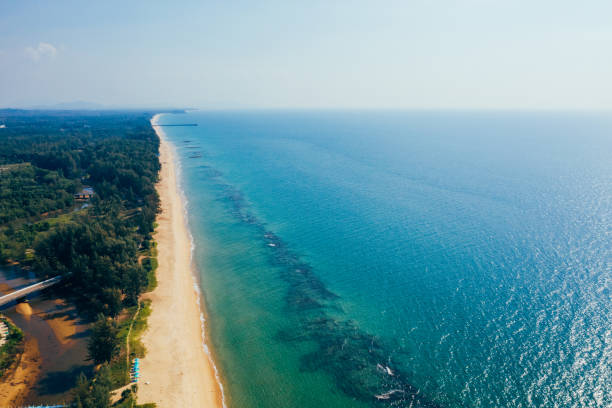 istock Beauty beach with coastline in Thailand 1206206232