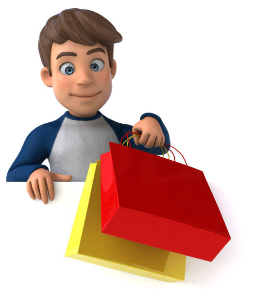 istock 3D cartoon character fun teenager 1206208486