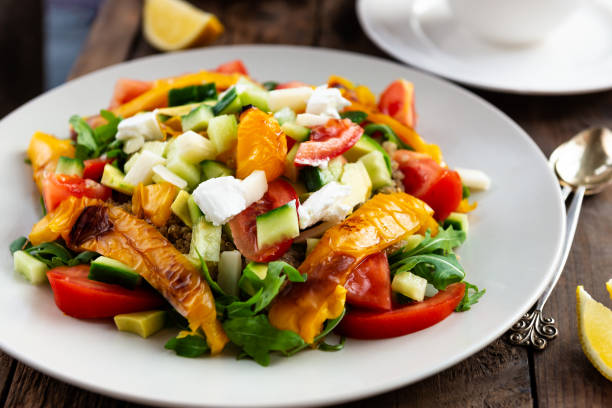 istock Quinoa with vegetables and goat cheese 1206209948