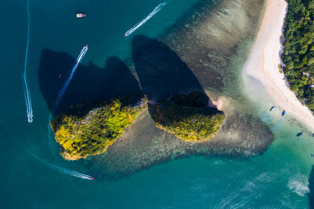 istock Beauty beach with coastline in Thailand 1206210112
