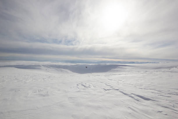 istock Snow covered mountains. Beautiful winter landscape. 1206210903