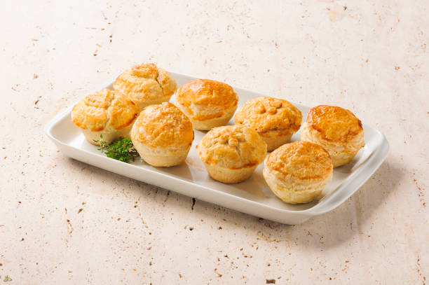 istock Tradicional brazilian and portuguese mini pie or empada 1206217983
