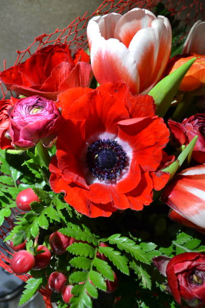 istock Bouquet of red flowers 1206221651