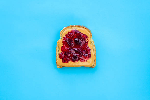 istock Peanut butter jelly sandwich 1206223981