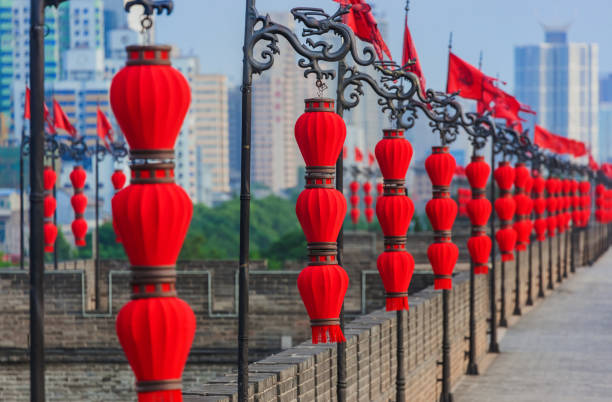 istock Wall of old town - Xian China 1206225023