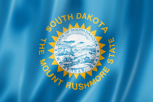 istock South Dakota flag, USA 1206225606