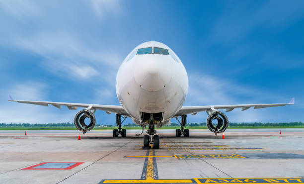 istock Abandon aircraft parking in airport 1206226942