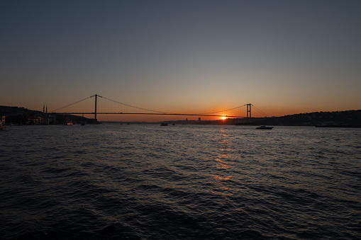 Istanbul is a major city in Turkey that straddles Europe and Asia across the Bosphorus Strait.