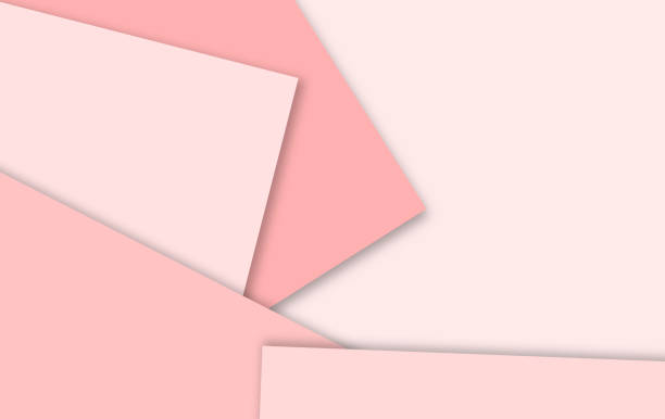 istock Abstract image of Stacked paper in pastel color background. 1206233400