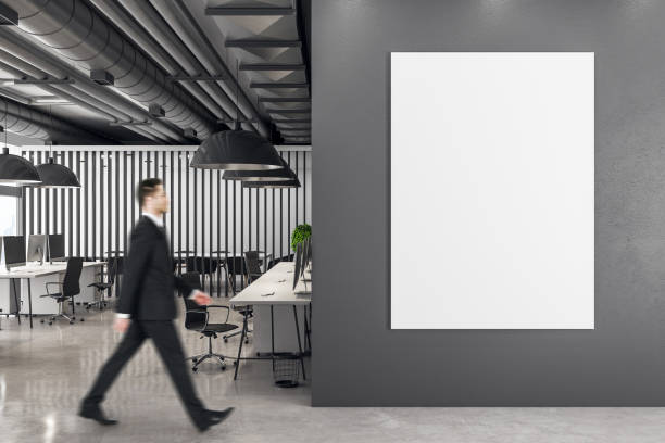 istock Modern meeting room with billboard 1206234343