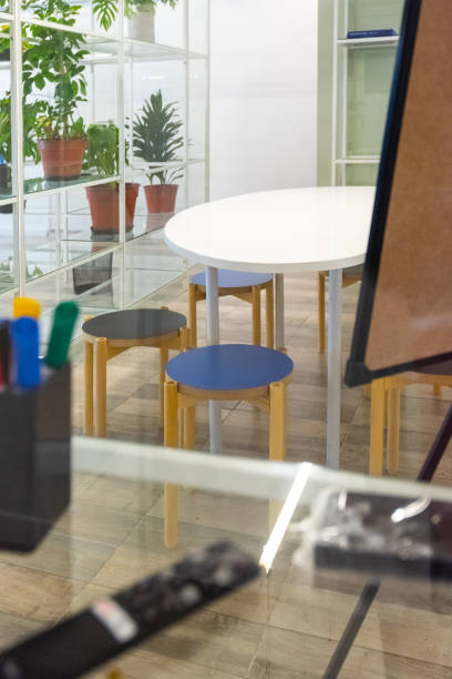 istock Business co-working meeting room, green plants 1206237461