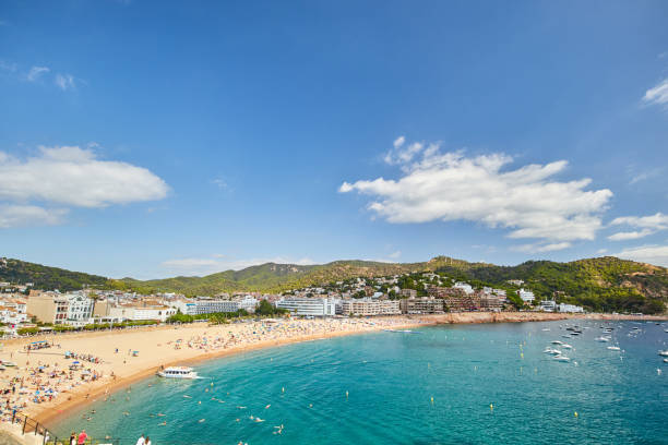 istock The skyline of Tossa de Mar,Spain 1206238039