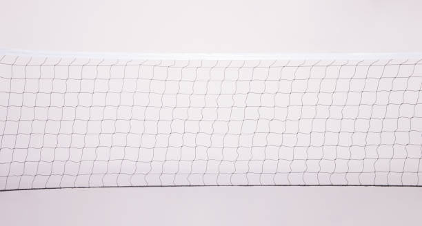 istock Isolated Volleyball Net on the white background 1206239345