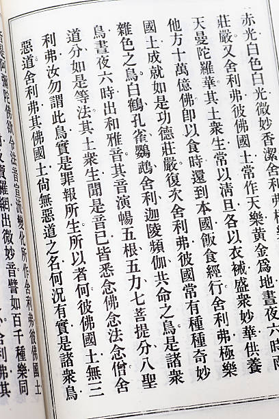 istock Ancient chinese words on old paper 120624163