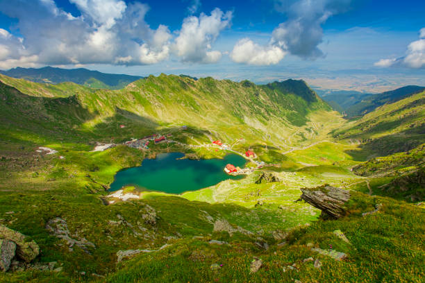 istock Balea lake in Fagaras mountains 1206249732