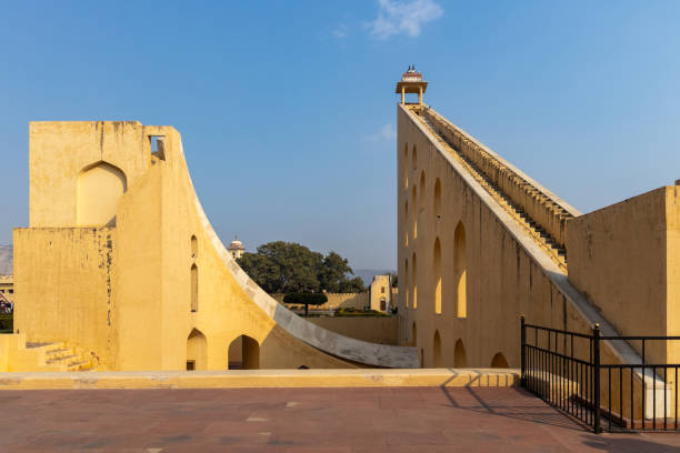 istock Jantar Mantar astronomical observatory park, Astronomical instruments at Jantar Mantar observatory, UNESCO heritage site, Jaipur, Rajasthan, India. 1206250649