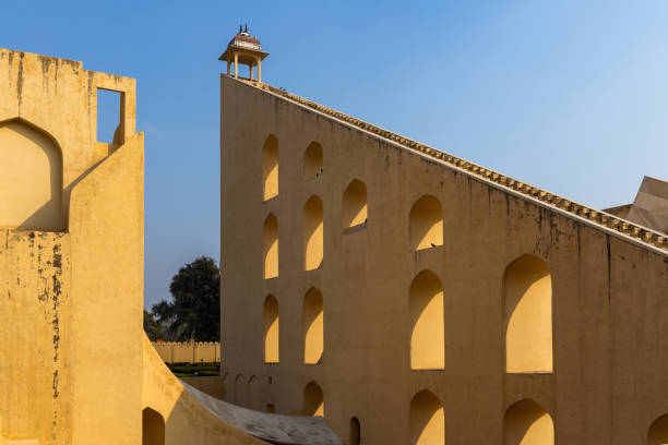 istock Jantar Mantar astronomical observatory park, Astronomical instruments at Jantar Mantar observatory, UNESCO heritage site, Jaipur, Rajasthan, India. 1206250676
