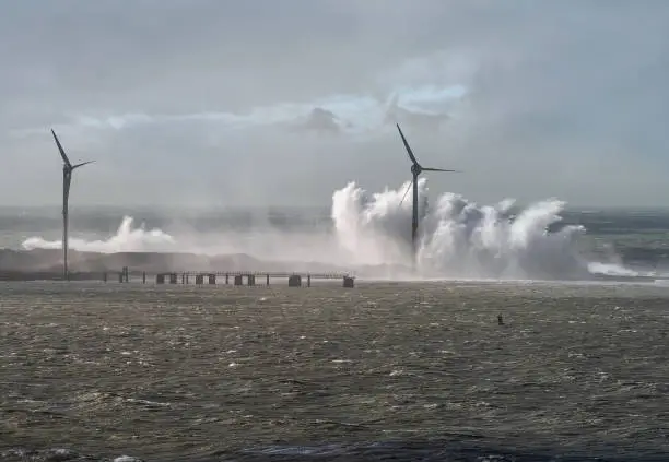 Photo of big storm in the north of France