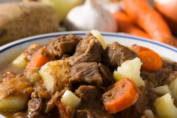 istock Irish beef stew with carrots and potatoes 1206256491