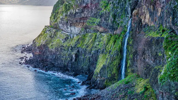 Photo of Waterfall veil of the bride in Madeira island