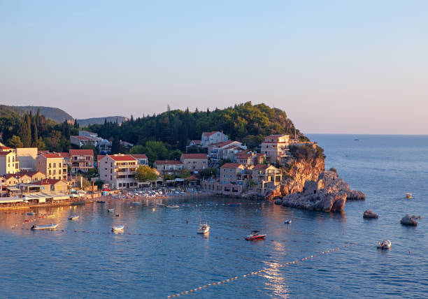 istock Adriatic Sea coast with resort 1206267664