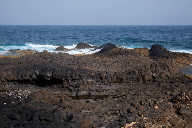 istock Gran Canaria, La Isleta peninsula, volcanic rock 1206268928