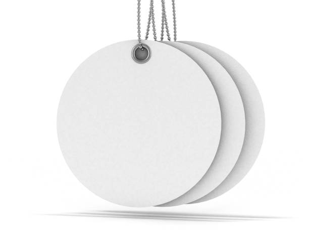 istock White label or price tag on white background. 3D 1206281970