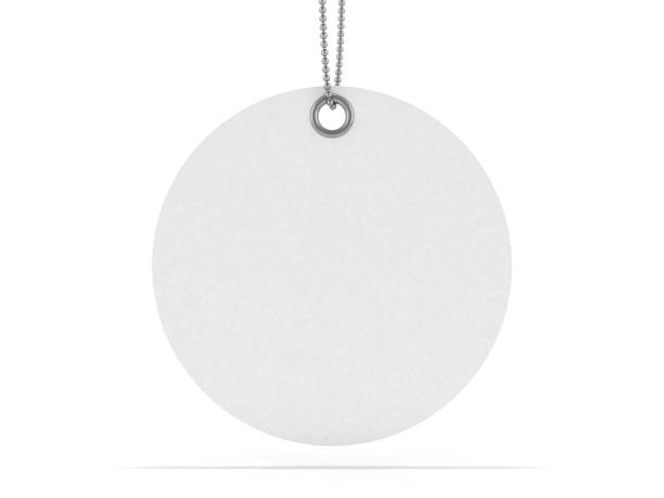 istock White label or price tag on white background. 3D 1206281971