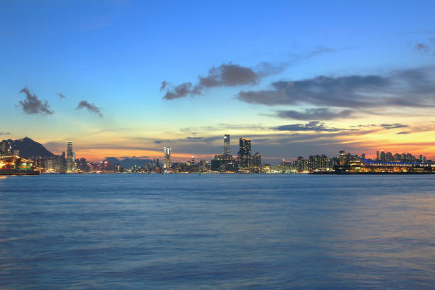 istock Hong Kong city skylin at sunset 2014 1206301594