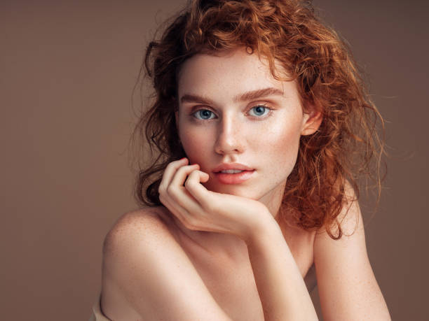 istock Beautiful redhead woman 1206304959