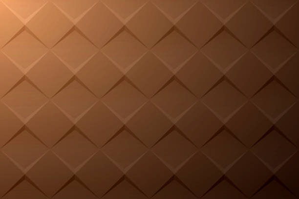 Abstract brown background - Geometric texture Modern and trendy abstract background. Geometric texture with seamless patterns for your design (colors used: brown, orange, black). Vector Illustration (EPS10, well layered and grouped), wide format (3:2). Easy to edit, manipulate, resize or colorize. brown background illustrations stock illustrations