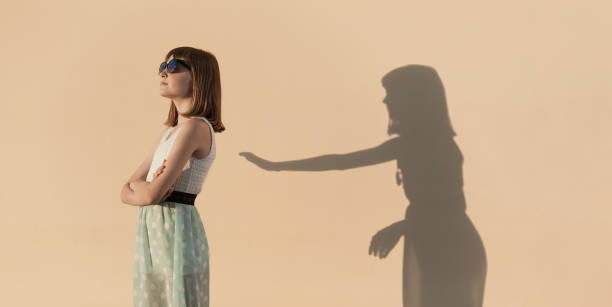 istock The girl stands in a proud pose. 1206320344