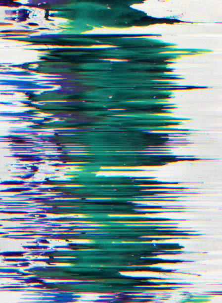 istock Abstract scanned digital pixel noise glitch background 1206321041