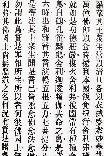 istock Ancient chinese words on old paper 120632331