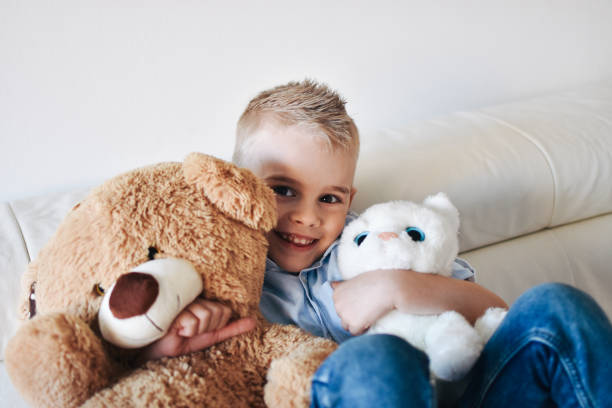istock Teddy is my best friend 1206325957