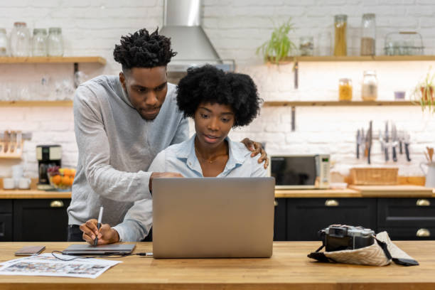 istock Team of freelance photographers working from home 1206327632