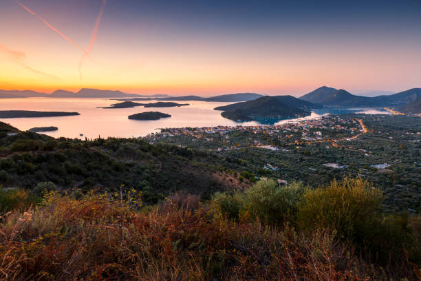 istock Nydri village on Lefkada island in Greece. 1206332016