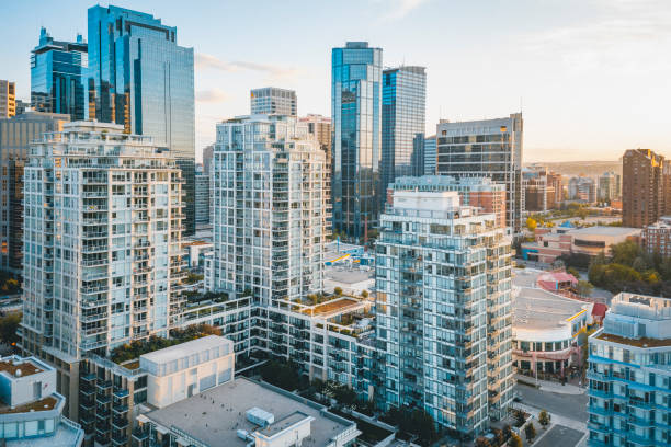 istock East Downtown Calgary Summer Sunset Aerial 1206333308