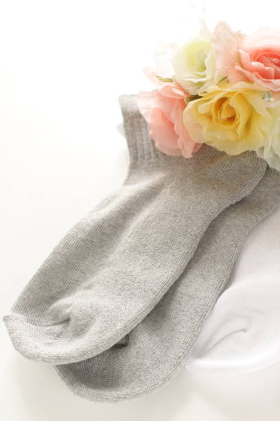 istock no brand men's socks on white background 1206337602
