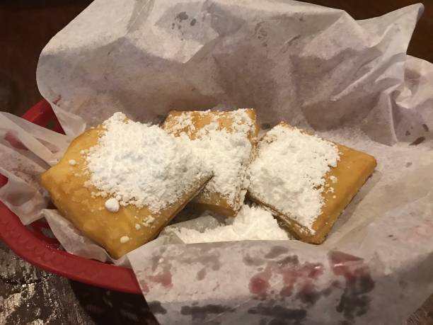Beignets @ Louisiana Fritters beignet stock pictures, royalty-free photos & images