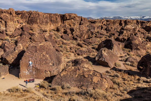 Japanese climbing in the American bouldering area