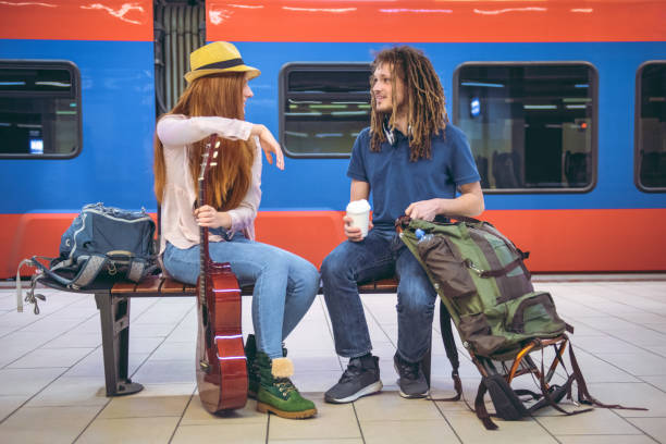 istock A group of students waiting for a train 1206342838