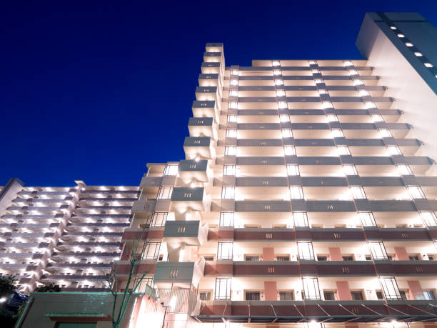 istock Dusk apartment area in Tokyo 1206348911