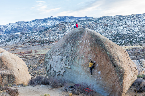 Japanese climbing in the American bouldering area