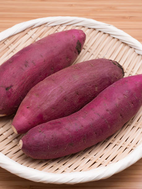 istock Japanese sweet potato named Beniharuka 1206351505